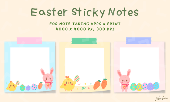 Download Easter Digital Sticky Notes - Digital Collection