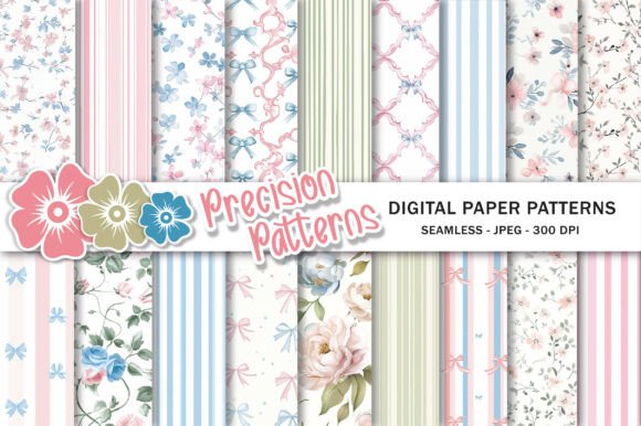 Download Grandmillenial Digital Paper Pack - Digital Collection