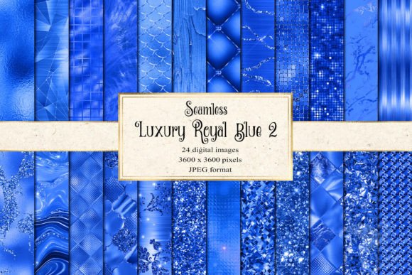 Download Luxury Royal Blue Textures - Premium Bundle