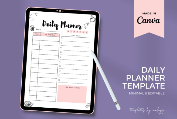 Download Digital Daily Planner Template | Canva - Digital Collection