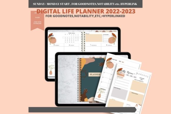 Download Digital Life Planner Goodnotes 2022-2023 - Digital Collection
