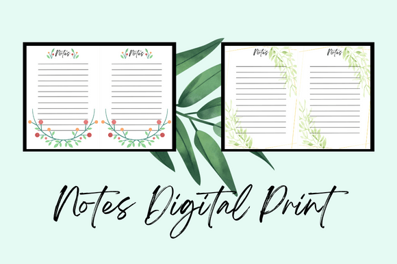 Download Cutes Printable Notepad Digital Download - Digital Collection