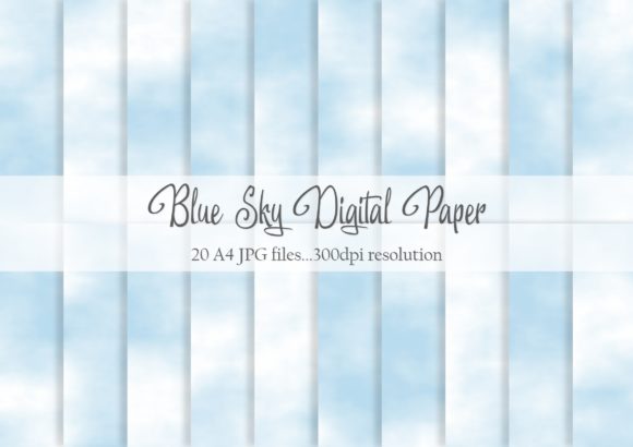 Download Blue Sky Digital Paper - Premium Resources