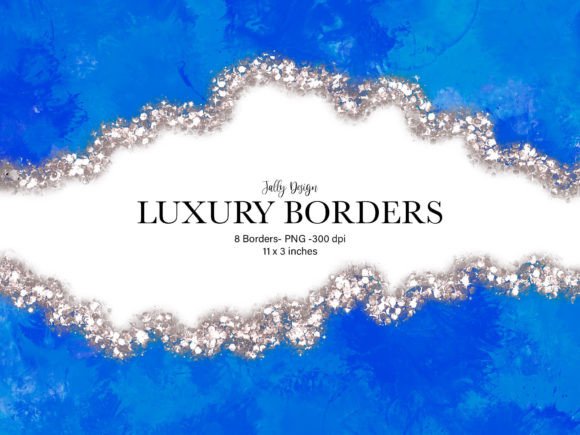 Download Blue and Silver Winter Border Clip Art - Premium Resources