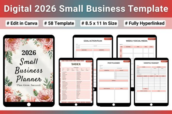 Download Digital 2026 Small Business Template - Digital Collection