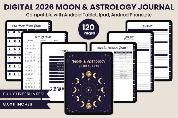 Download 2026 Digital Moon &amp; Astrology Journal - Digital Collection
