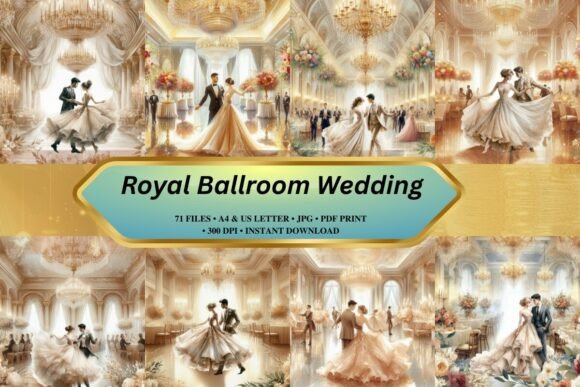 Download Royal Ballroom Wedding Digital Collectio - Digital Collection